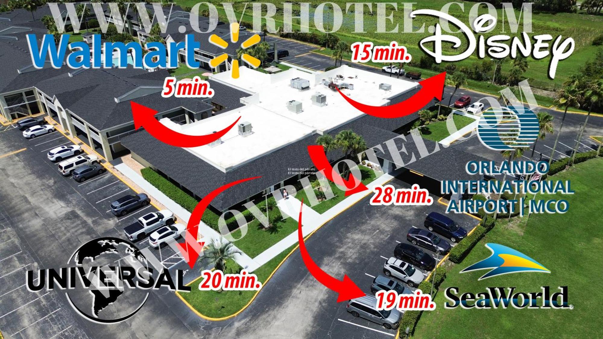 Hotel Room Near Disney 4 People Kissimmee Exteriör bild
